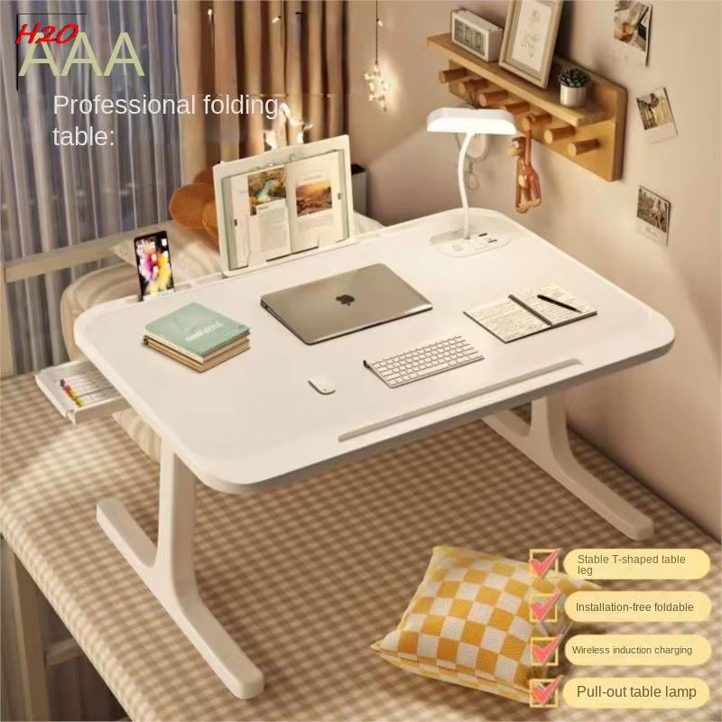 Foldable Bed Desk Computer Desk Dormitory Artifacts Students Study Table Sitting On The Floor Small Table Board New Small Table