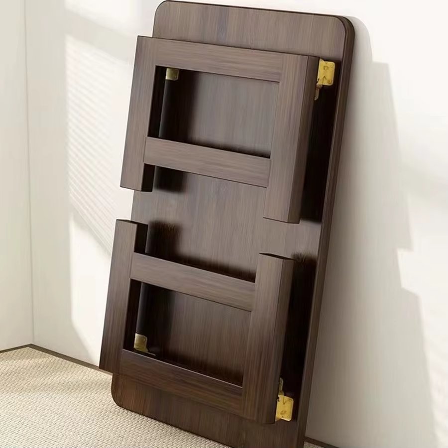 Foldable table, bay window table, tatami table, small coffee table, bed dining table, low table