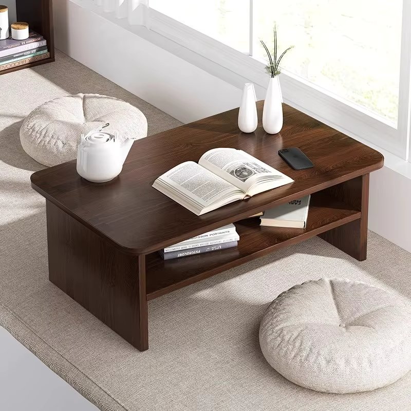 Japanese Tatami Tea Table Low Table Floor-standing Coffee Table Solid Wood Tatami Table Balcony Table Bay Window Coffee Table