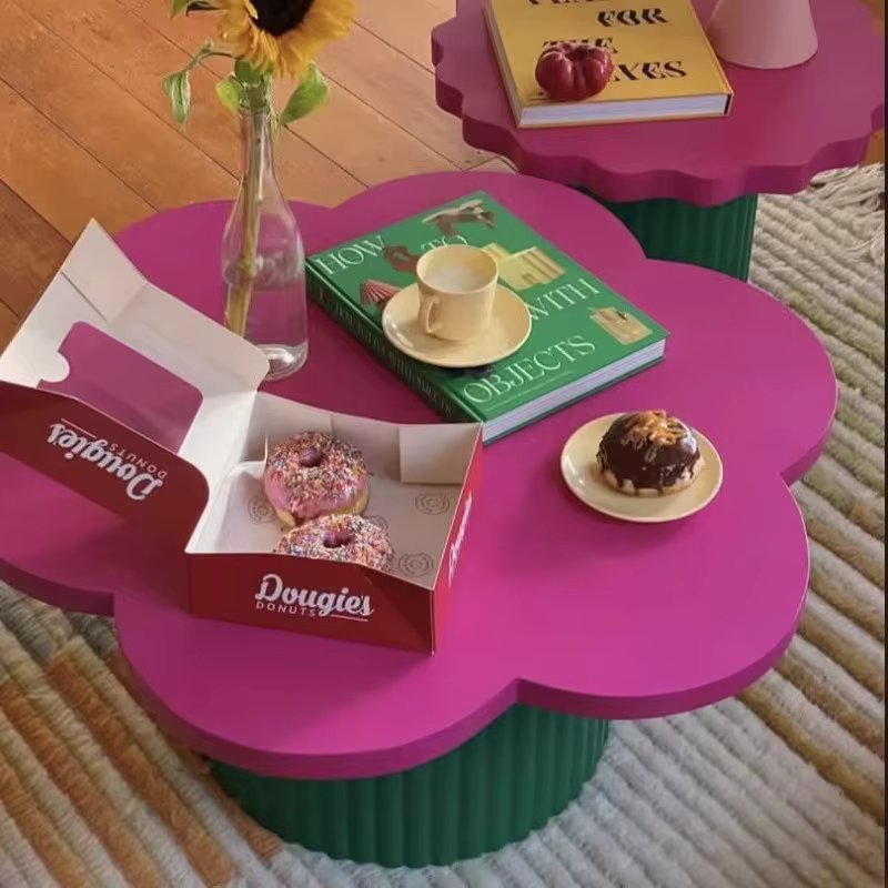 Unique Cute Coffee Table Space Saving Minimalist Italian Aesthetic Coffee Table Simple Modern Mesa Auxiliar Postmodern Furniture